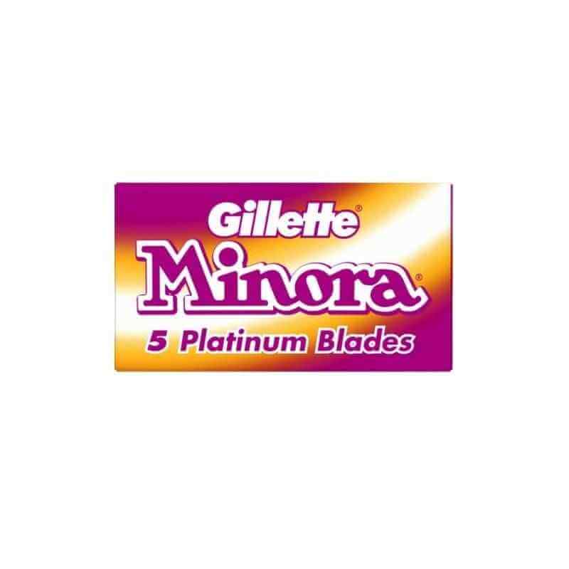 Gillette Minora Platinum - Double Edge Safety Razor Blades