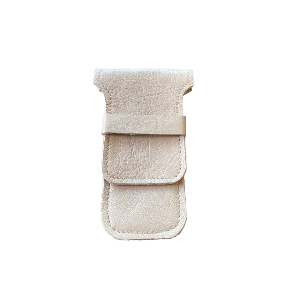 Skeermes Cream Square Edged Safety Razor Pouch
